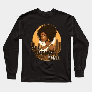 Black Magic Woman Golden Long Sleeve T-Shirt